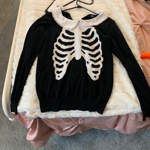 Rib cage Collard sweater